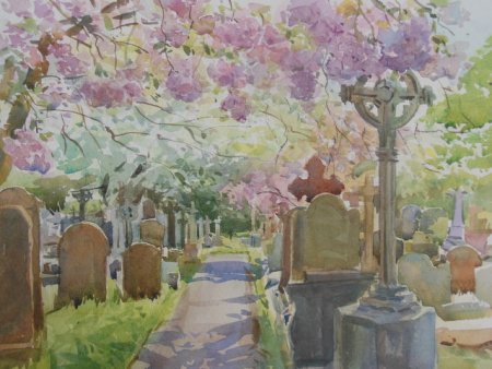 Picture of the Week: <p>Pink and white blossoms stir in the breeze above gravestones in Ecclesall Church Cemetery, Summer is coming.</p>