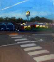 Picture of the Week: <p>In these dark mornings I often pass the yellow glow of my local MacDonalds, drawing in those early birds looking for breakfast</p>