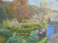 Picture of the Week: <p>Down on the allotments at Hangingwater, spring is about to burts forth. A thank you to the kind lady who brought me a cup of tea when painting this picture.</p>
