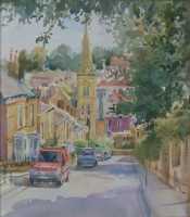 Picture of the Week: <p>Looking down Botanical Road (which is quite steep) and across to houses in Psalter Lane in the distance.</p>