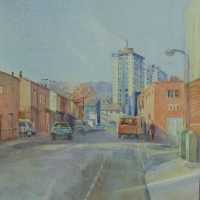 Picture of the Week: <p>Hill Street, off Bramall Lane. A winters view just after the rain, with low sun and long shadows.</p>