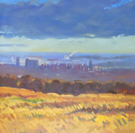 Picture of the Week: <p>An oil painting of an Autumn morning, looking down on the city. The next highest point looking Eastwards from Ringinglow are in the Ural Mountains....not many people know that.</p>