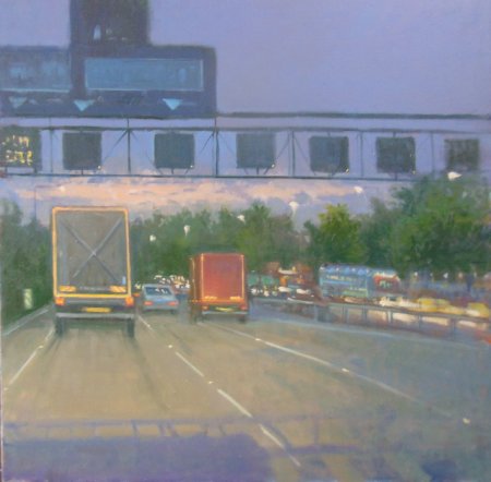 Picture of the Week: <p>Driving home down the M18, the lights of Sheffield reflect off low clouds, casting an eerie glow in the sky.</p><p>It is my Open Studios this weekend at Yorkshire Artspace, 21 Brown St, S1 2BS. Times 11am to 5pm Sat/Sun. Come along and see paintings from ?Just up my street? and other works.</p>
