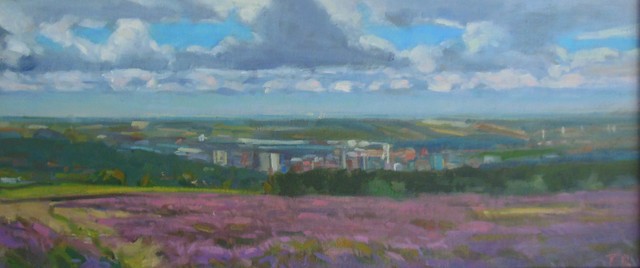 Picture of the Week: It was a good year for heather on Ringinglow moor this year, with the City in the background.