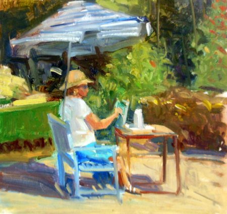 Picture of the Week: <p>Art classes are now ?plein air? with social distancing, for the time being anyway.</p>